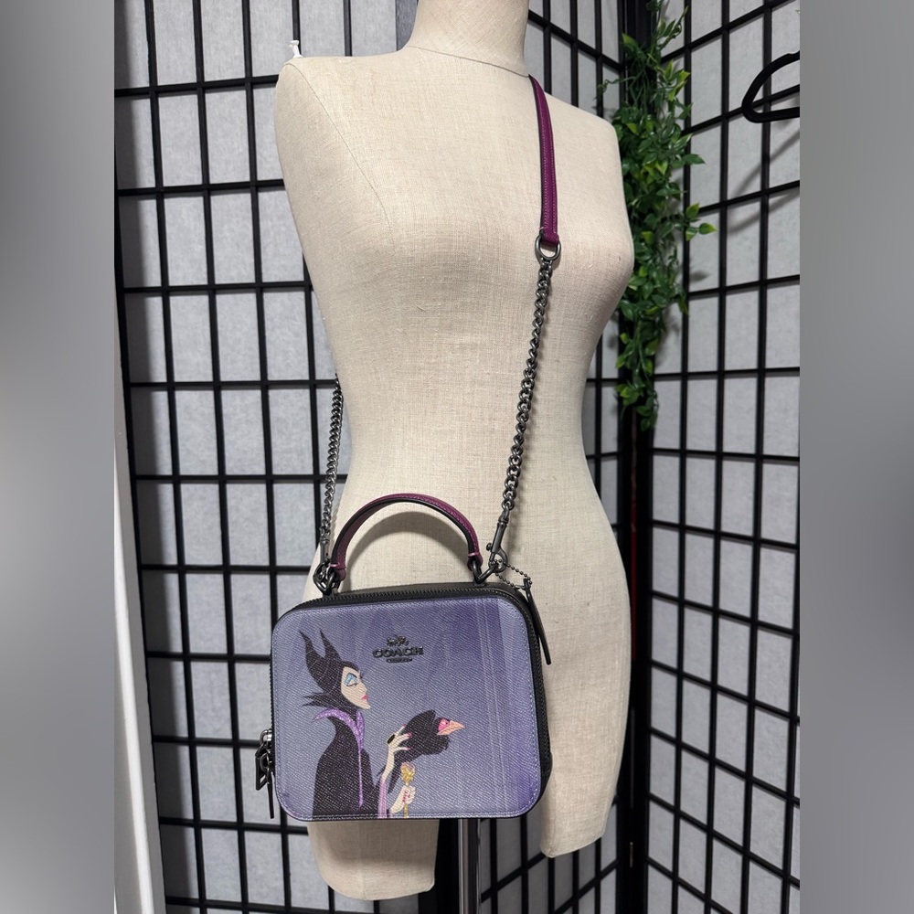 Disney x Coach Maleficent Box Crossbody bag - Picture 3 of 11